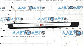 Накладка порога внешняя передняя левая Audi A4 B9 17-25 S-Line с подсветкой
