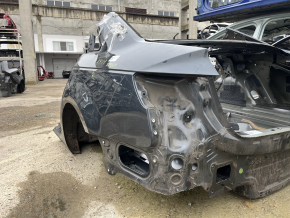 Четверть крыло задняя левая Audi A4 B9 17-19 на кузове, графит, примята