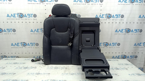 Rândul de scaune din spate, partea dreaptă sus, Volvo XC60 22-25, piele Nappa neagră