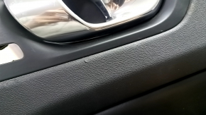 Panou ușă negru, dreapta față, Volvo XC60 18-25, cotieră, piele Nappa neagră, scaune Bowers & Wilkins, cu memorie, zgârieturi, curățare chimică