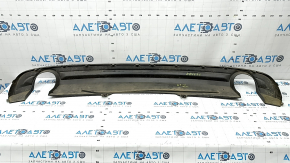 Губа заднего бампера Audi A4 B9 17-18 s-line матовая, царапины, примята