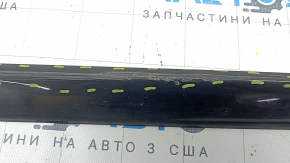 Молдинг порога левый Audi A4 B9 17-19 S-Line 195см, графит, царапины