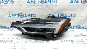 Фара передняя левая в сборе Volvo XC60 18-21 Full LED адаптив, code: JB0B с блоком, песок