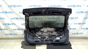 Дверь багажника голая со стеклом Volvo XC60 18-26 с проводкой, тонировка, черный 717, царапина