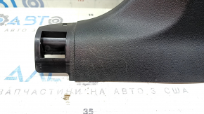 Накладка центральной стойки нижняя левая Audi A4 B8 08-16 седан, черная, царапины