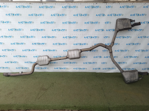 Выпускная трасса в сборе Mercedes W213 E 300/350 17-23 2.0T надорвана сетка
