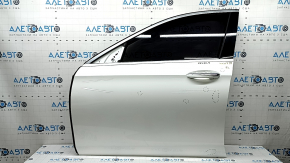 Дверь в сборе передняя левая Mercedes W213 E 17-23 keyless, белый 149, тычки, вмятина