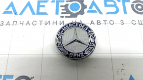 Эмблема капота Mercedes W213 E 17-23 синяя