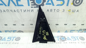 Накладка двери боковая задняя правая Audi A4 B8 08-16 задняя треугольник, царапины