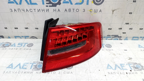 Фонарь внешний крыло правый Audi A4 B8 13-16 рест седан LED, царапина