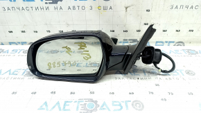 Зеркало боковое левое в сборе Audi A4 B8 08-16 12+2 пинов, память, поворотник, автозатемнение, BSM, синие, потертость