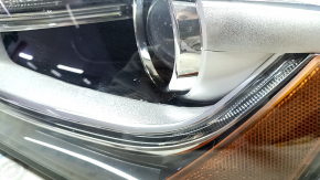 Far stânga față, gol, Audi A4 B8 13-16, restilizare, xenon, LED, finisat cu nisip, pentru lustruit