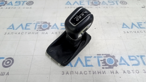 Ручка КПП Volvo XC60 19-21 T5, T6 кожа черная, с чехлом, царапины