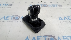 Ручка КПП Volvo XC60 19-21 T5, T6 кожа черная, с чехлом, царапины