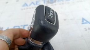 Ручка КПП Volvo XC60 19-21 T5, T6 кожа черная, с чехлом, царапины