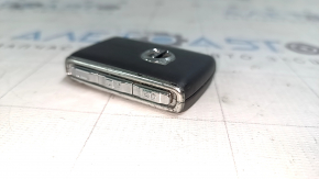 Ключ Volvo XC60 18-26 keyless, 4 кнопки, черный, тычки, потерт, нет кнопки под открытие крышки
