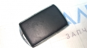 Ключ Volvo XC60 18-26 keyless, 4 кнопки, черный, тычки, потерт, нет кнопки под открытие крышки