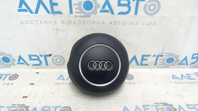 Подушка безопасности airbag в руль водительская Audi A4 B8 13-16 рест, под 3 спицы, черная,