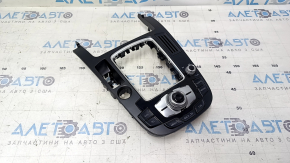 Накладка шифтера Audi A4 B8 13-16 рест под start/stop с управлением медии, царапины
