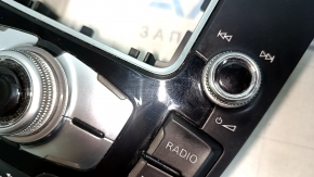 Накладка шифтера Audi A4 B8 13-16 рест под start/stop с управлением медии, царапины