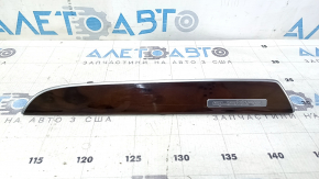 Ornamente bord Audi A4 B8 08-16, lemn închis, lucios, quattro