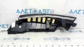 Боковушка заднего сиденья правая Audi A4 B8 13-16 кожа черная, примята