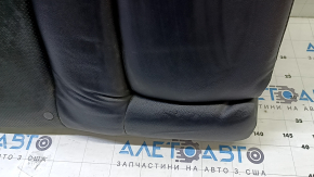 Спинка заднего ряда сидений правая Toyota Camry v55 15-17 usa SE, кожа черная, перфорация, с подлокотником, под химчистку, замята