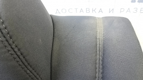 Спинка заднего ряда сидений правая Dodge Challenger 09-14 ткань черная, под чистку, царапина