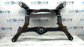 Подрамник задний Audi A4 B8 13-16 AWD ржавый, микротрещины в С/Б редуктора
