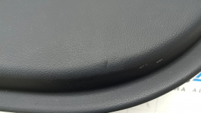 Ornamente ușă, placă dreapta față, Mercedes W213 E 17-23, piele neagră, inserție piele bej, cotieră piele bej, fără perdea, inserție lemn, Burmester, cu suprapuneri și mâner, rupturi, zgârieturi