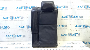 Spătar banchetă spate stânga pentru Toyota Camry v55 15-17 usa SE, piele neagră, perforată, încrețită