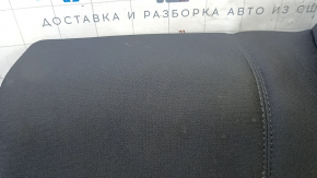 Спинка заднего ряда сидений левая Dodge Challenger 09-14 ткань черная, с подлокотником, под чистку, царапина