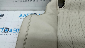 Подушка заднего ряда сидений Mercedes W213 E 17-23 кожа бежевая, под чистку, примято