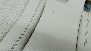 Подушка заднего ряда сидений Mercedes W213 E 17-23 кожа бежевая, под чистку, примято