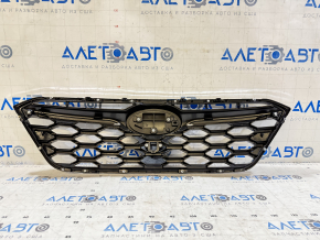 Решетка радиатора grill Subaru Outback 20-22 без эмблемы, молдинг черн+хром, обрамление хром SPORT