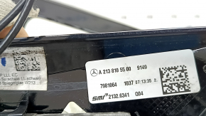 Ansamblu oglindă retrovizoare stânga pentru Mercedes W213 E 17-23, 10+8+2+2 pini, semnalizator, încălzit, iluminare din spate, antiorbire automată, BSM, alb