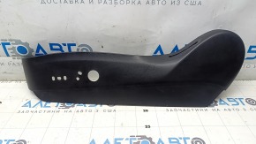 Накладка водительского сидения боковая левая Tesla Model Y 20-25 черная, сломаны крепления