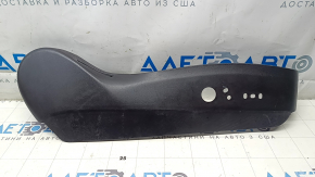 Накладка пассажирского сидения боковая правая Tesla Model Y 20-25 черная, тип 2, надрыв, царапины