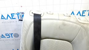 Спинка заднего ряда 2 ряд левая Mazda CX-5 17-18 кожа серая, с перфорацией, с ремнем, без подголовника, под чистку