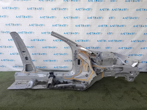 Четверть передняя левая Volvo V90 17-22 серебро, отпилена, с центральной стойкой