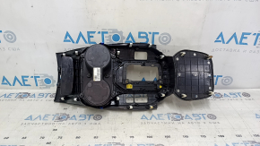 Ornament suport pahar consolă centrală pentru Hyundai Santa FE Sport 13-16 pre-restyling, negru, încălzit, zgârieturi, necesită curățare
