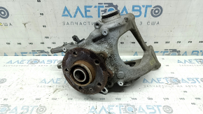 Цапфа со ступицей задняя левая Audi A4 B8 08-16 AWD с датчиком ABS, ржавая ступица