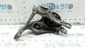 Punte spate stânga cu butuc pentru Audi A4 B8 08-16 AWD cu senzor ABS, butuc ruginit
