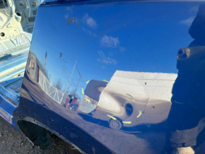 Четверть крыло задняя левая Tesla Model Y 20-25 синий PPSB, литой лонжерон, на кузове, заломы, тычки