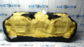 Подушка заднего ряда сидений Honda Accord 13-15 ткань черная, под химчистку, примята