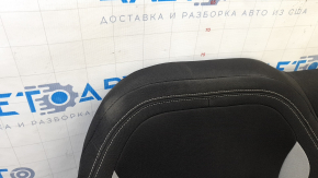 Спинка заднего ряда сидений Chevrolet Camaro 16-23 кабрио, ткань черно-серое, под чистку, надрыв