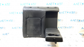 Spătar banchetă spate dreapta pentru VW Passat b7 12-15 SUA, piele neagră, cu cotieră