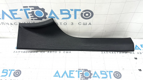 Ornamente prag interior spate dreapta pentru Mercedes W213 E 17-23, negru, zgârieturi