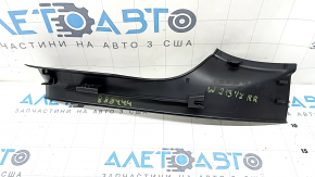 Ornamente prag interior spate dreapta pentru Mercedes W213 E 17-23, negru, zgârieturi