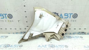Накладка задней стойки за форточкой правая Audi Q5 80A 18-24 бежевая, царапина
